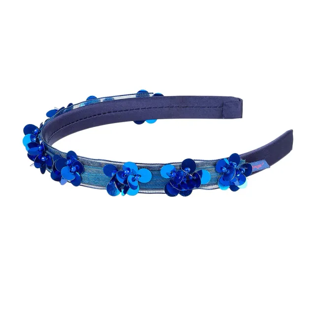 Souza! Miriam tiara corona bambina blu