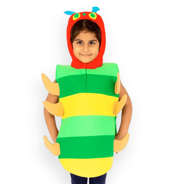 Pretend to Bee Caterpillar costume bruco verde