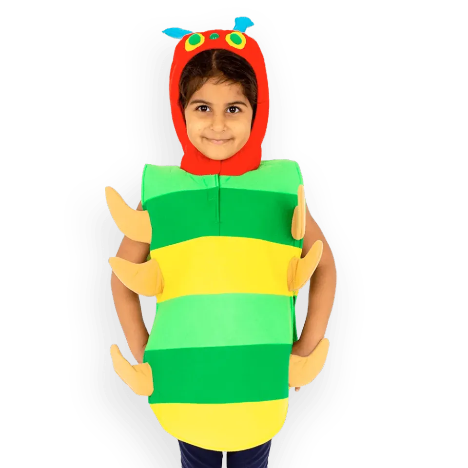 Pretend to Bee Caterpillar costume bruco verde