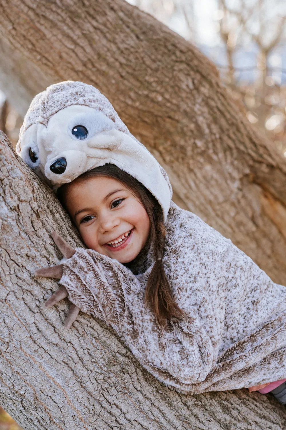 Great Pretenders Cute Cuddly mantello bradipo peluche caldo