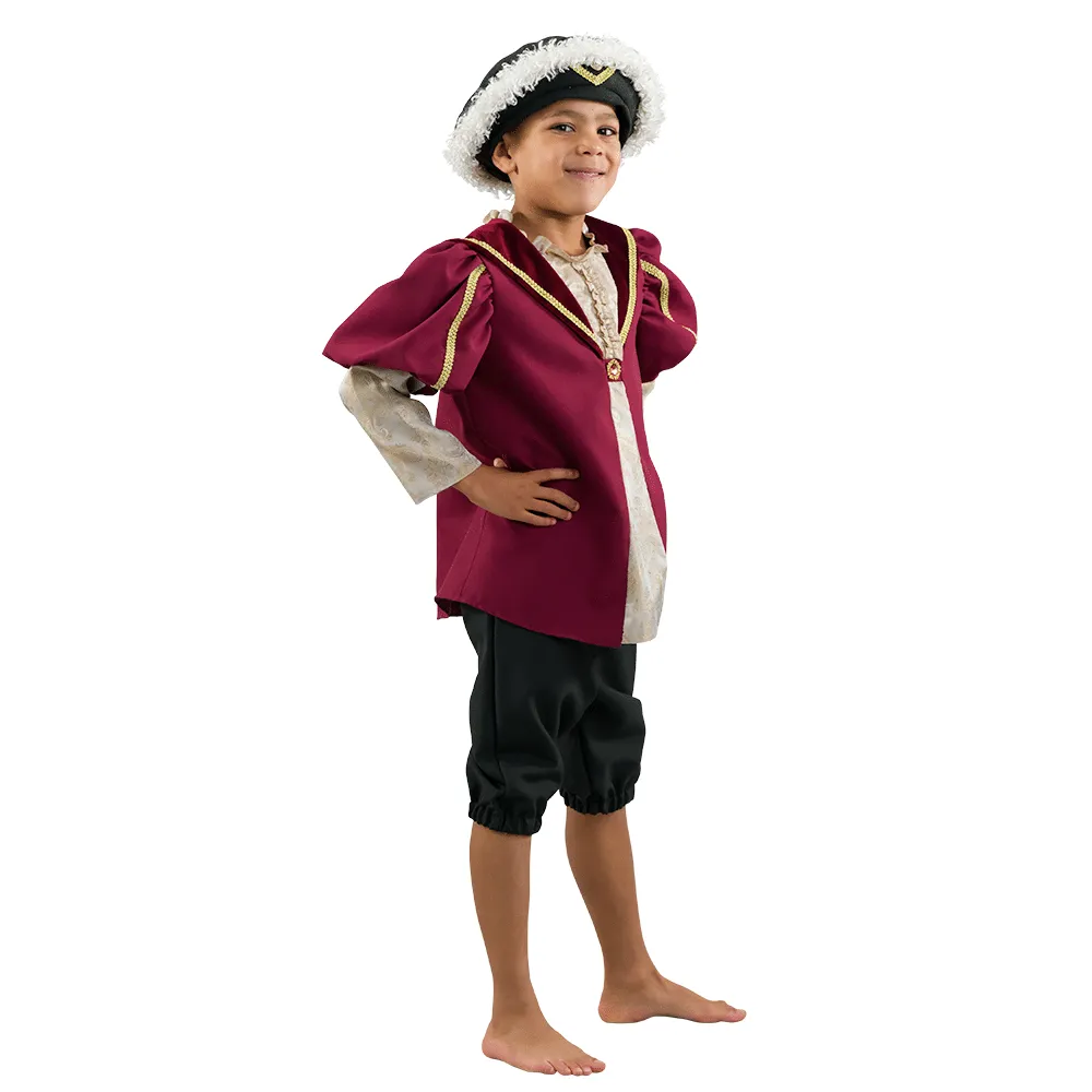 PRETEND TO BEE Costume Enrico VIII bambino tunica