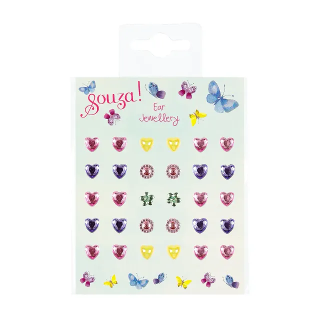 Souza! Ear stickers orecchini adesivi multicolore 15 paia