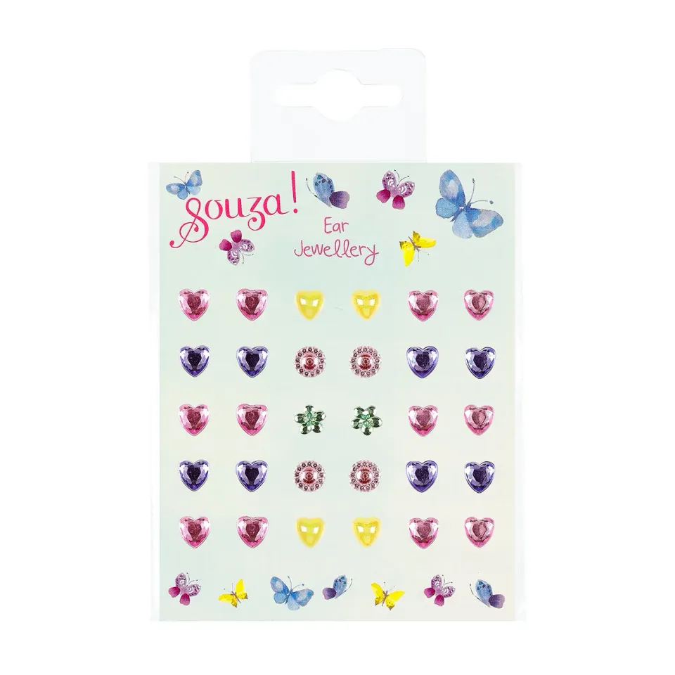 Souza! Ear stickers orecchini adesivi multicolore 15 paia