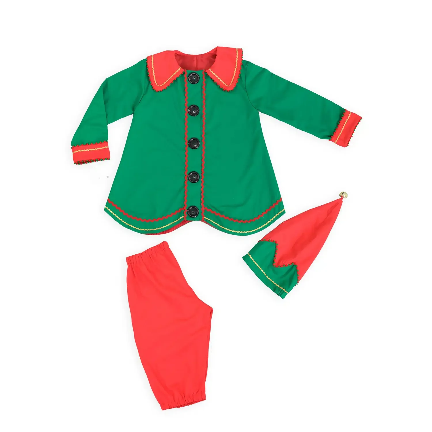 PRETEND TO BEE Costume Elfo Natale adulto giacca cappello