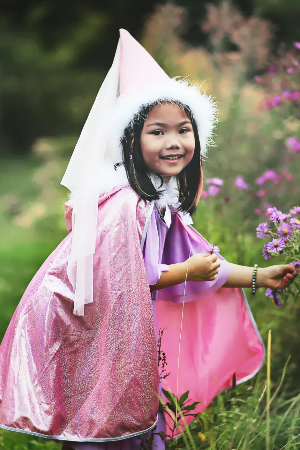 Great Pretenders Glitter Princess Cape mantello rosa