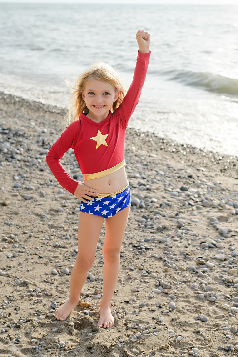 Great Pretenders Girl Power costume mare supereroina 2 pezzi