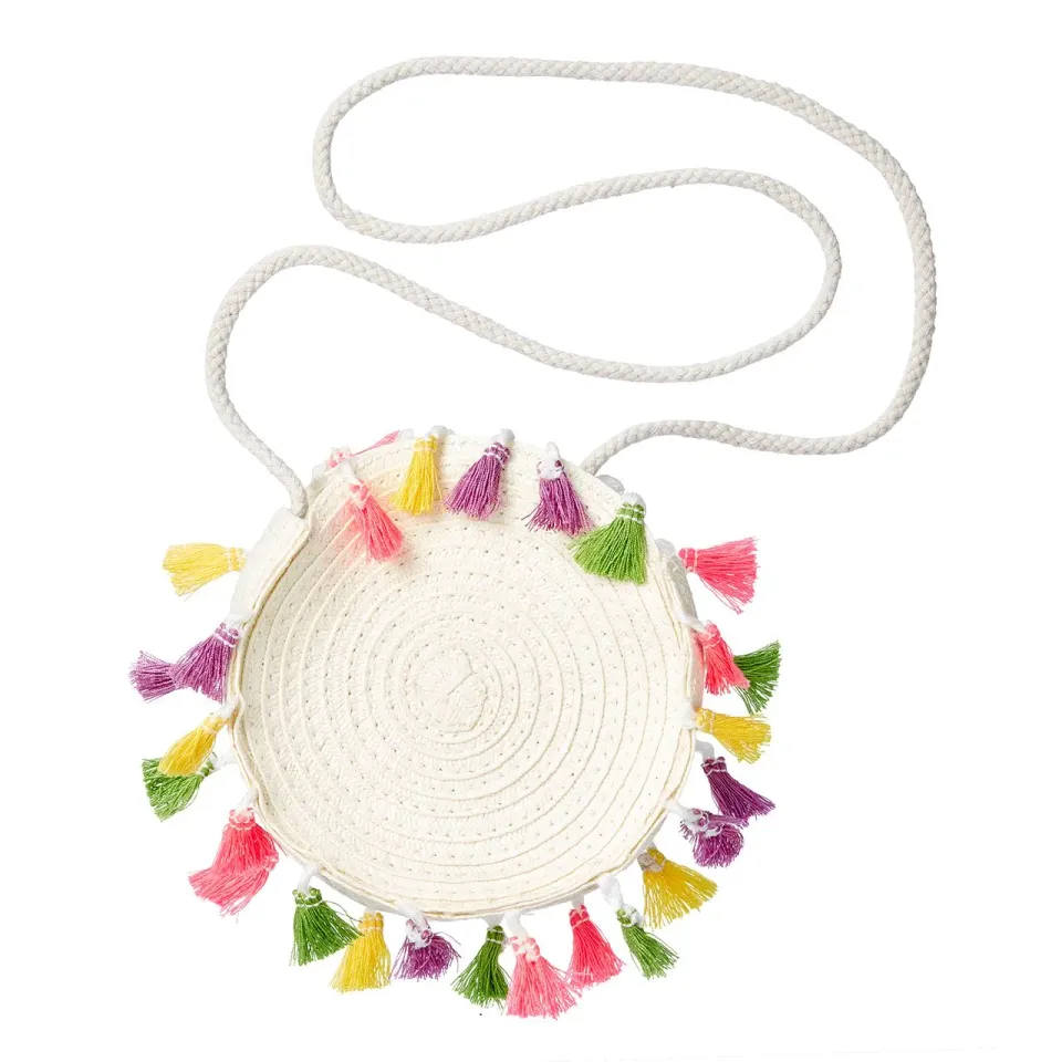 Souza Ela borsa bambina bianca con nappe