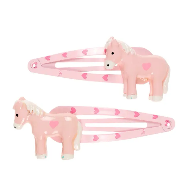 Souza Cira mollette capelli cavallo rosa chiaro 2 pezzi