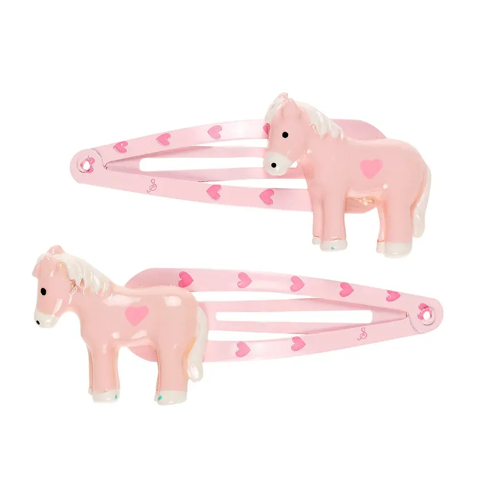 Souza Cira mollette capelli cavallo rosa chiaro 2 pezzi