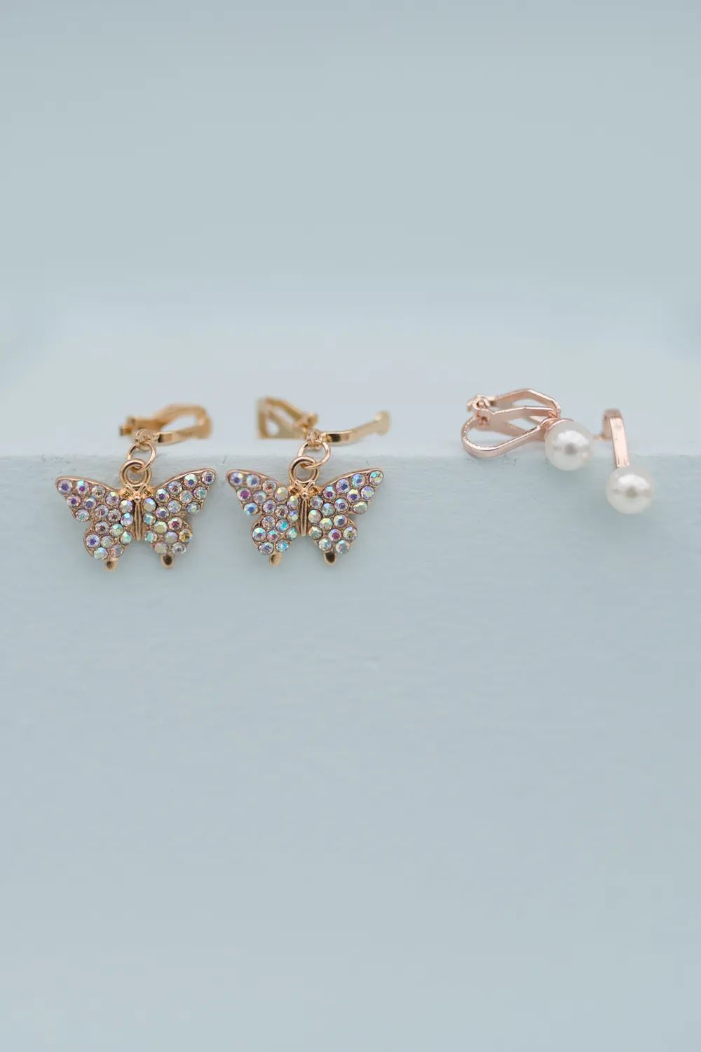 Great Pretenders Boutique Butterfly orecchini clip farfalla
