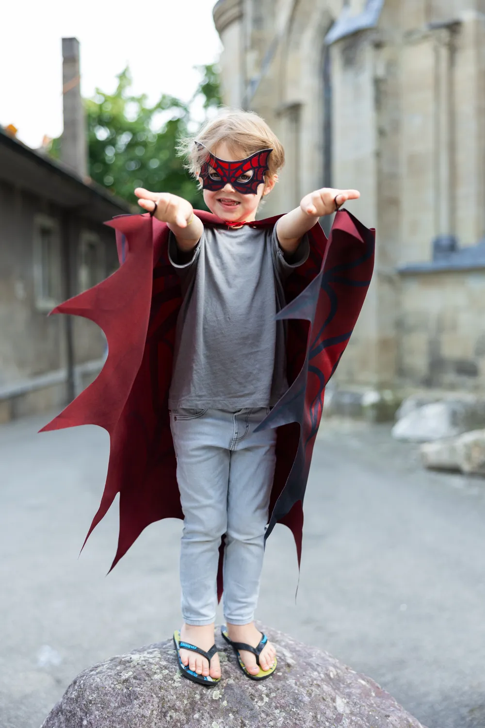 Great Pretenders Web Weaver Soft Wings ali ragno con maschera