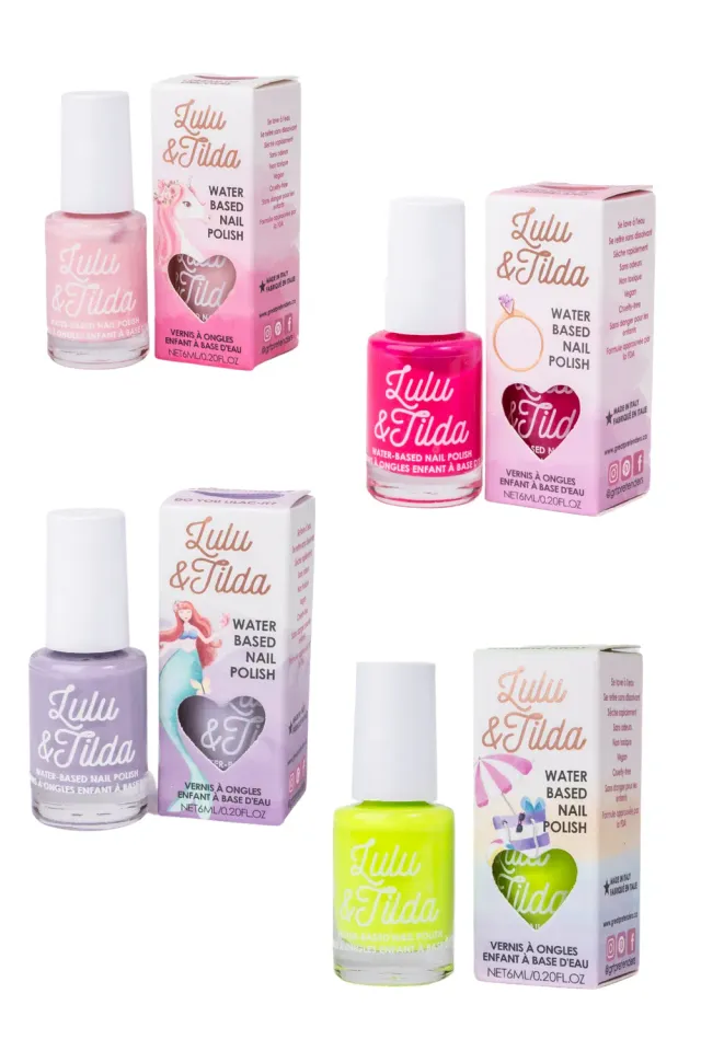 Great Pretenders Unicorn Dreams smalti bambini 4 pezzi lavabili