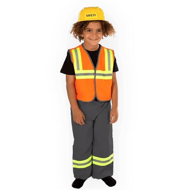 PRETEND TO BEE Construction Costume Operaio Bambino