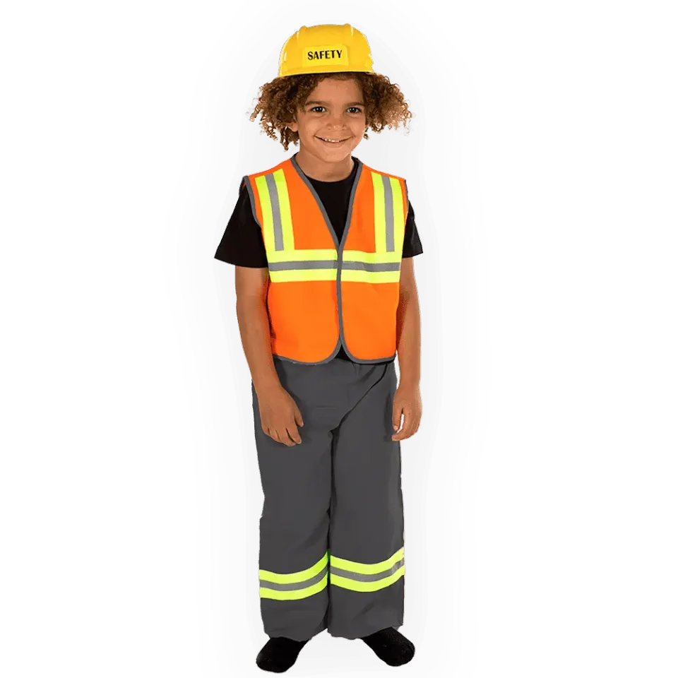 PRETEND TO BEE Construction Costume Operaio Bambino