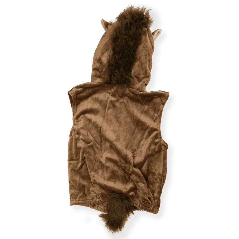 Pretend to Bee Cavallo costume bambino marrone 3-7 anni in velluto