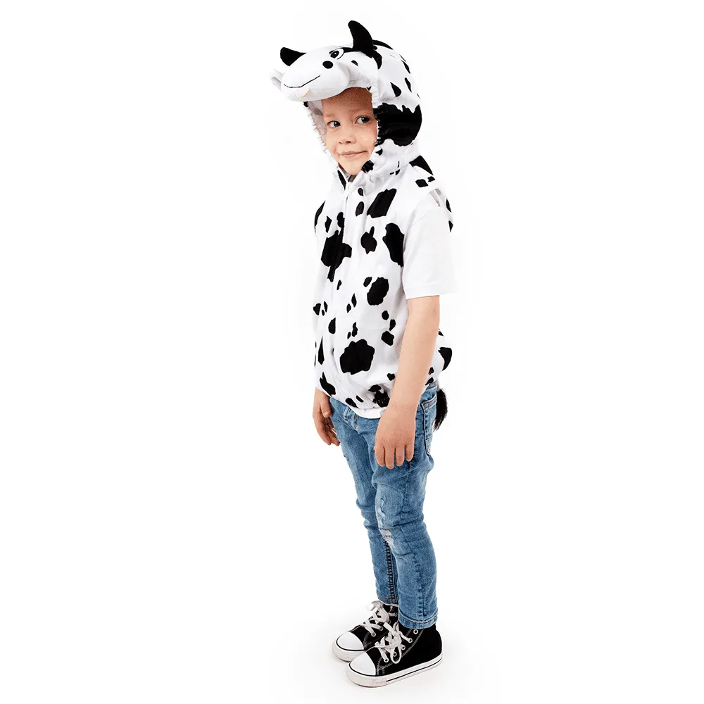 Pretend to Bee Cow maglia travestimento mucca con cappuccio