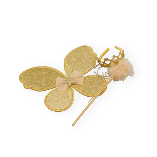 PRETEND TO BEE Gold Glitter Fairy set accessori fata oro glitter