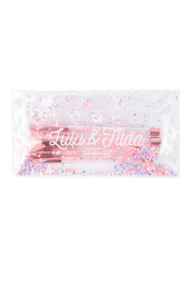 Great Pretenders Glam Girl Glitter Brush Set con pochette