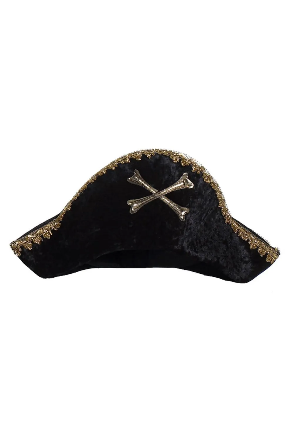 Great Pretenders Captain Hook cappello pirata nero teschio