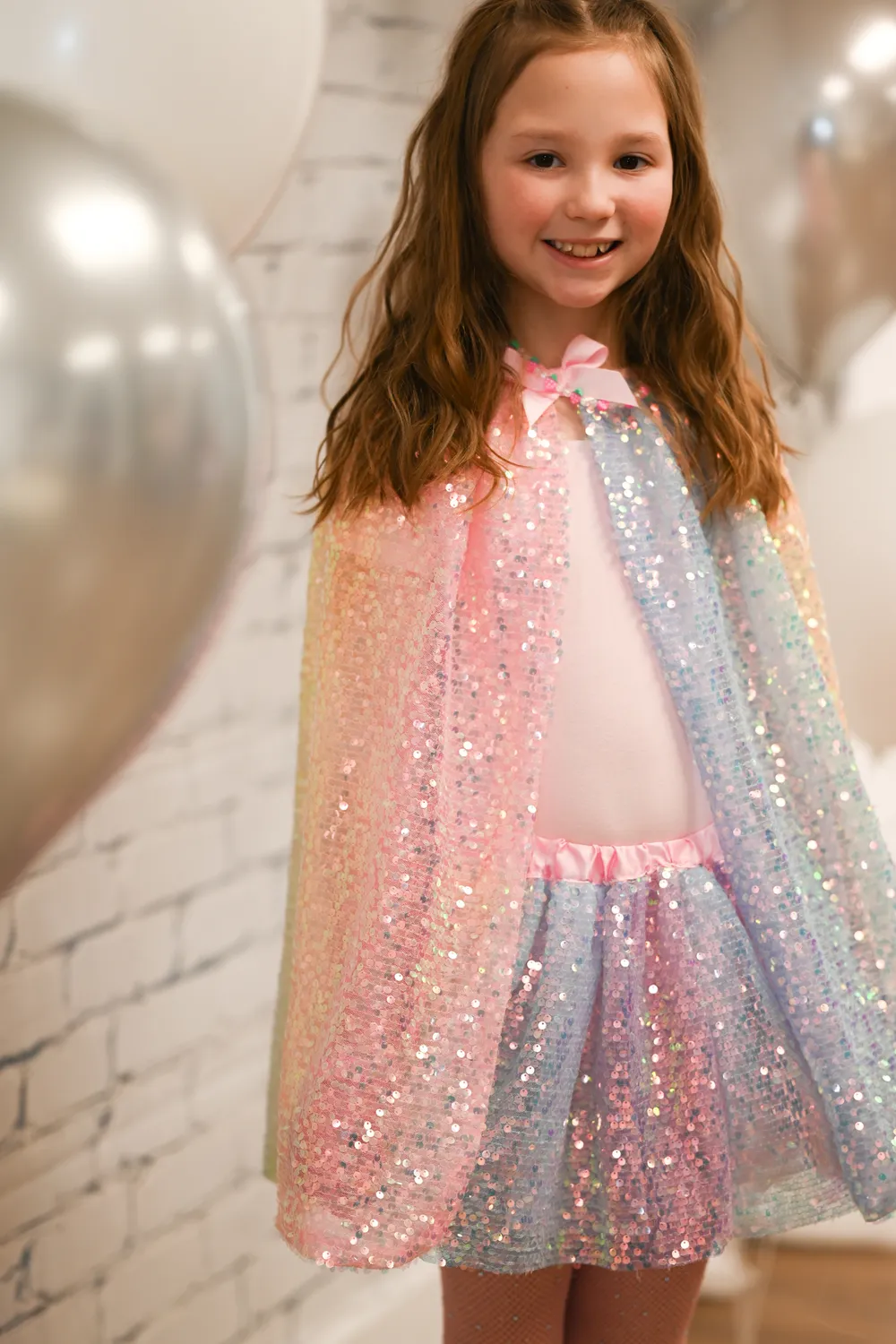 Great Pretenders Stripy Sequins mantello paillettes