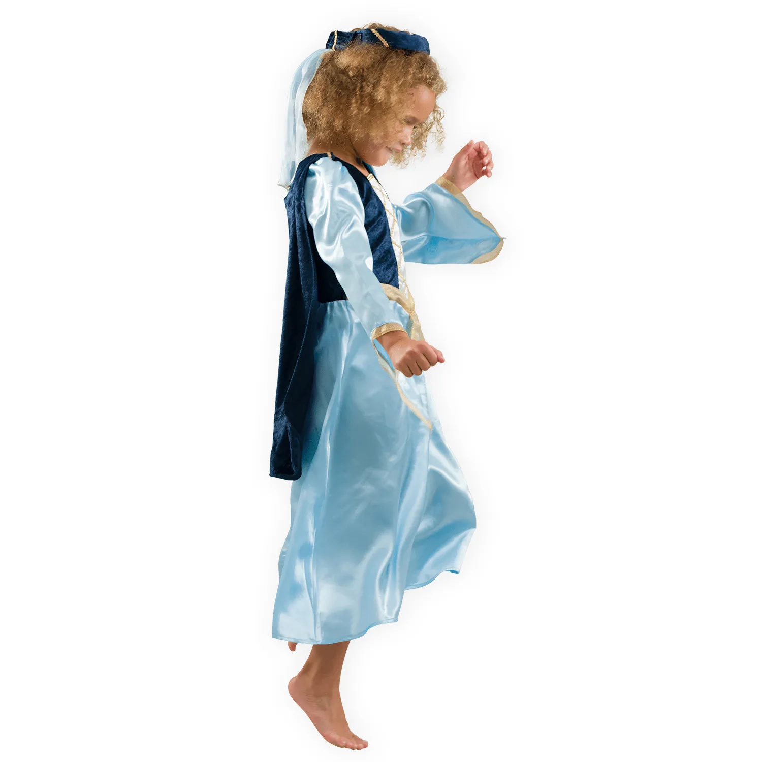 Pretend to Bee Maid Marian costume medievale bambina blu