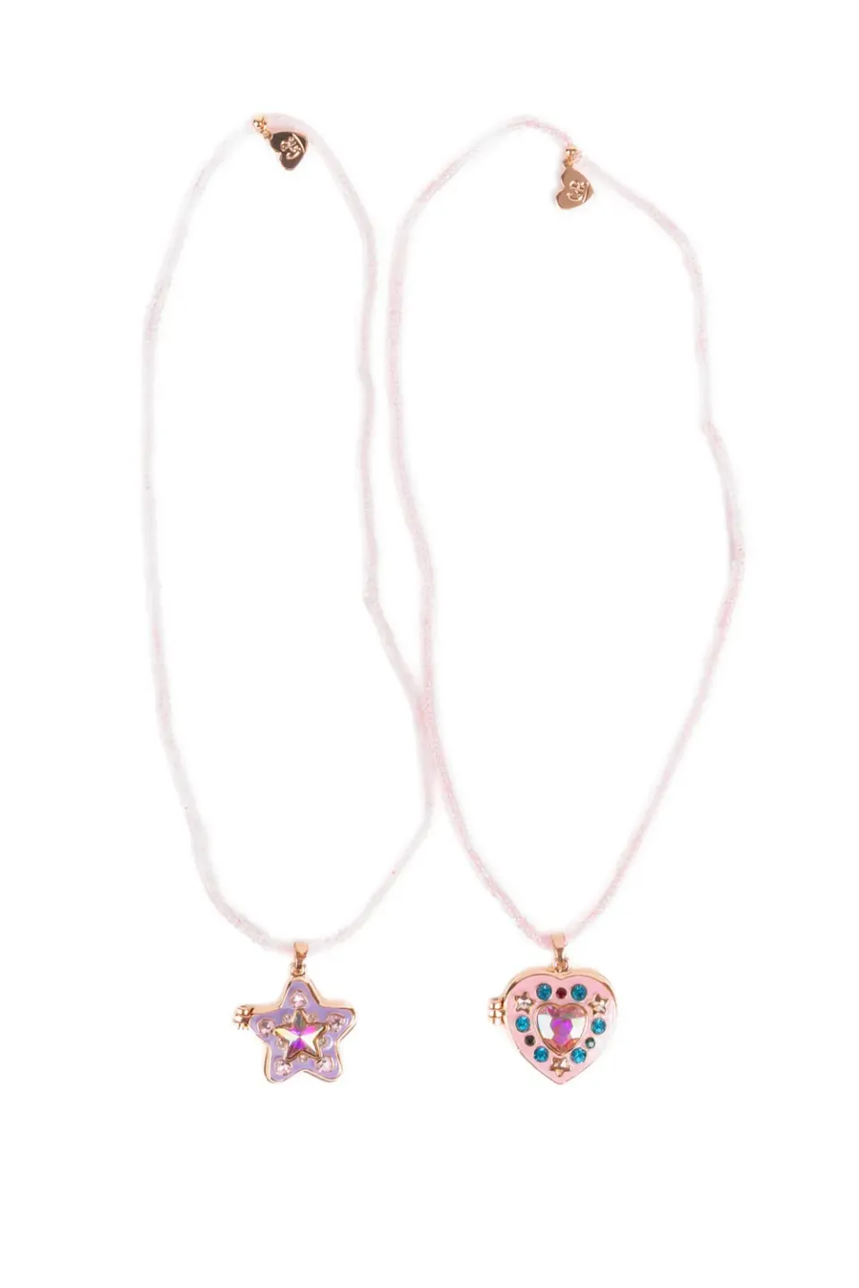 Great Pretenders Hidden Gem Locket collana bimba cuore e stella