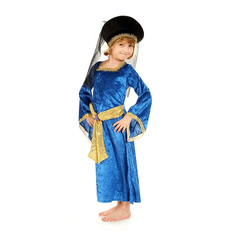Pretend to Bee Mary Tudor costume bambina velluto blu