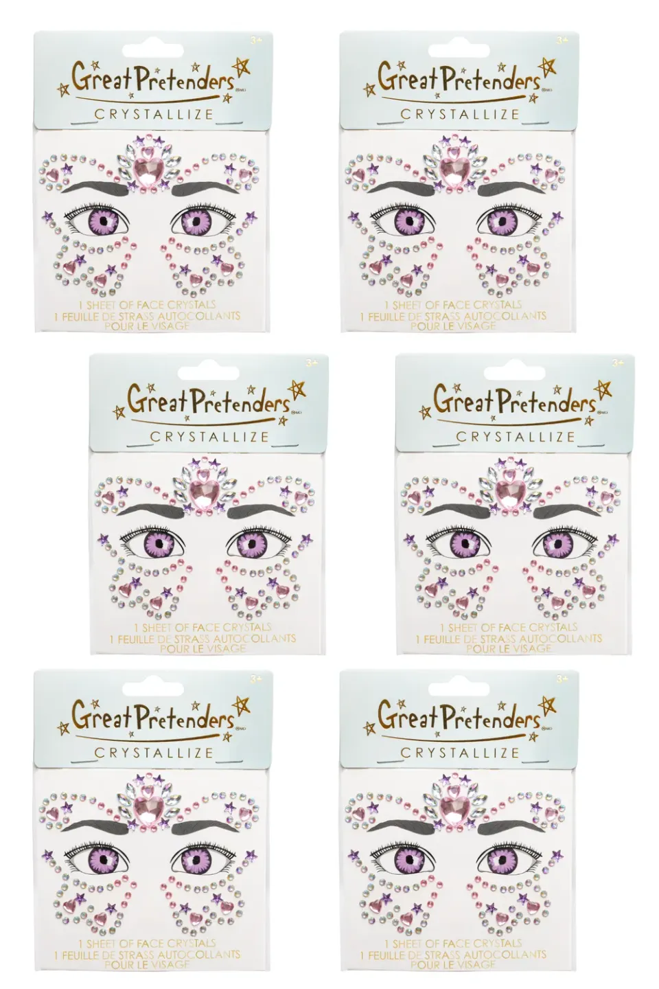 Great Pretenders Butterfly Princess cristalli viso bundle