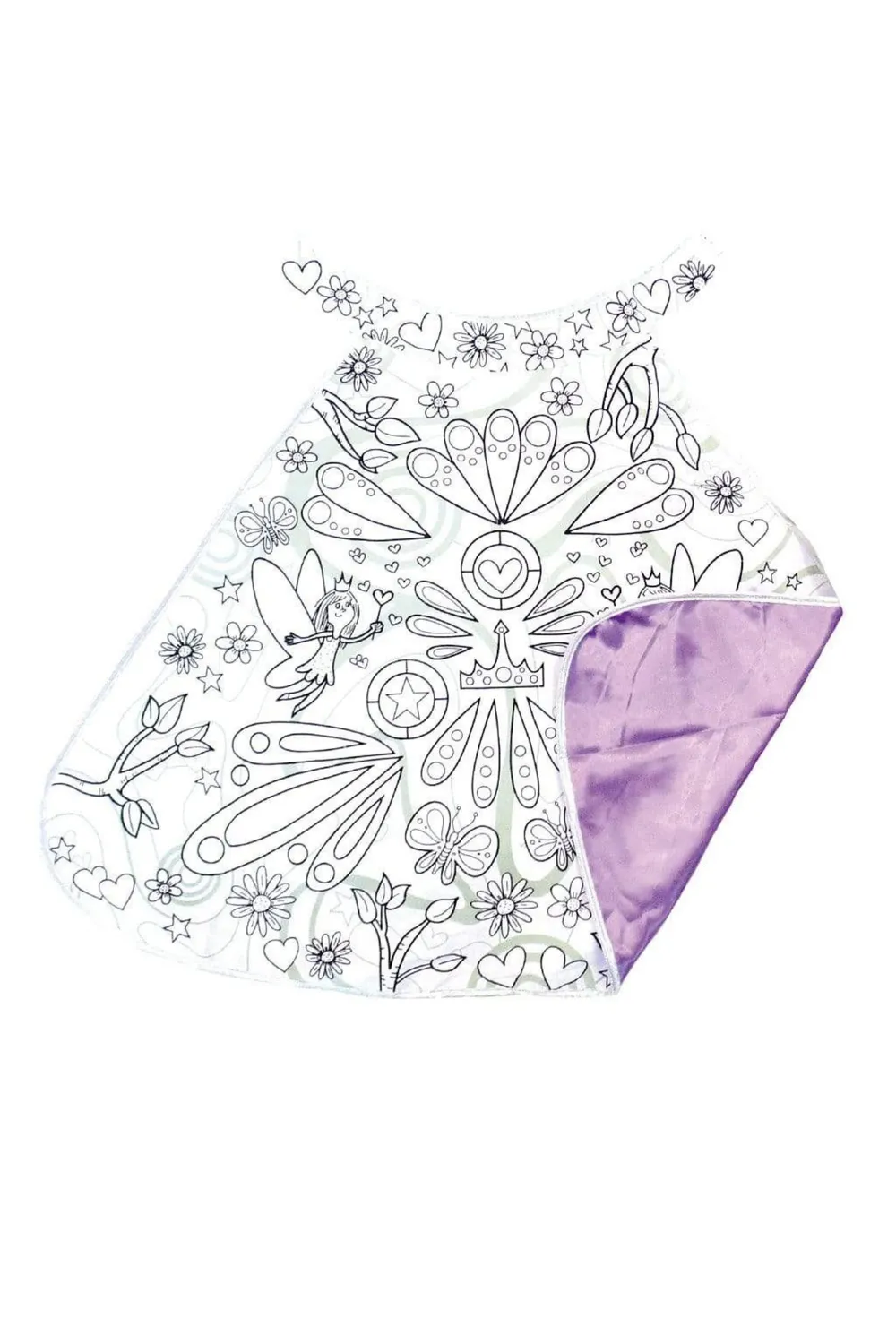Great Pretenders Colour-A-Cape Fairy mantello fata da colorare con pennarelli
