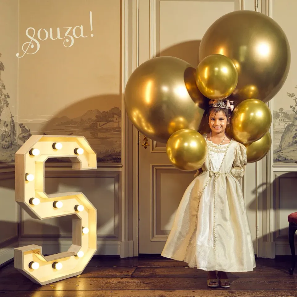 Souza! Frederique vestito principessa bambina oro