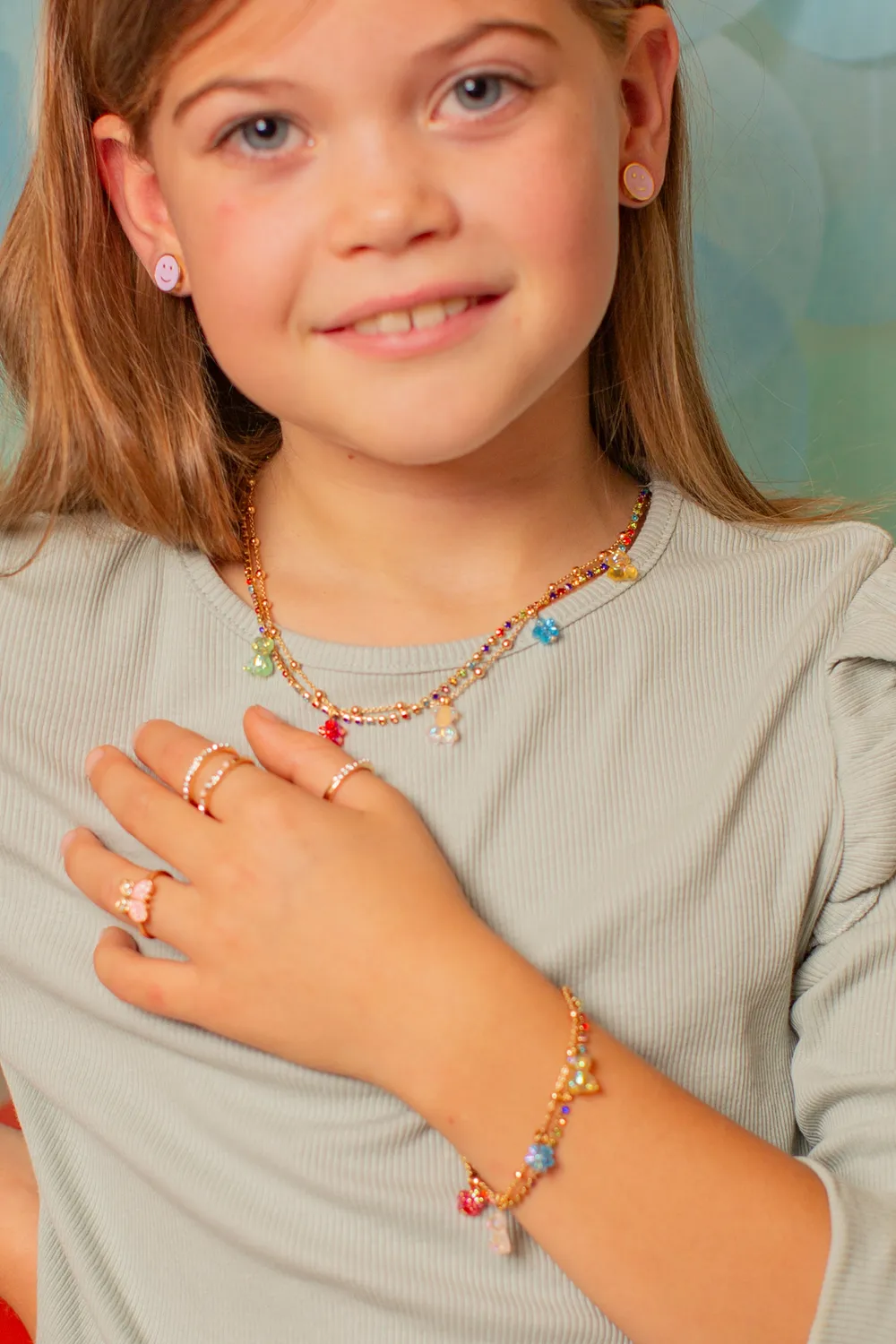 Great Pretenders Gummy Glam collana orsetti gommosi