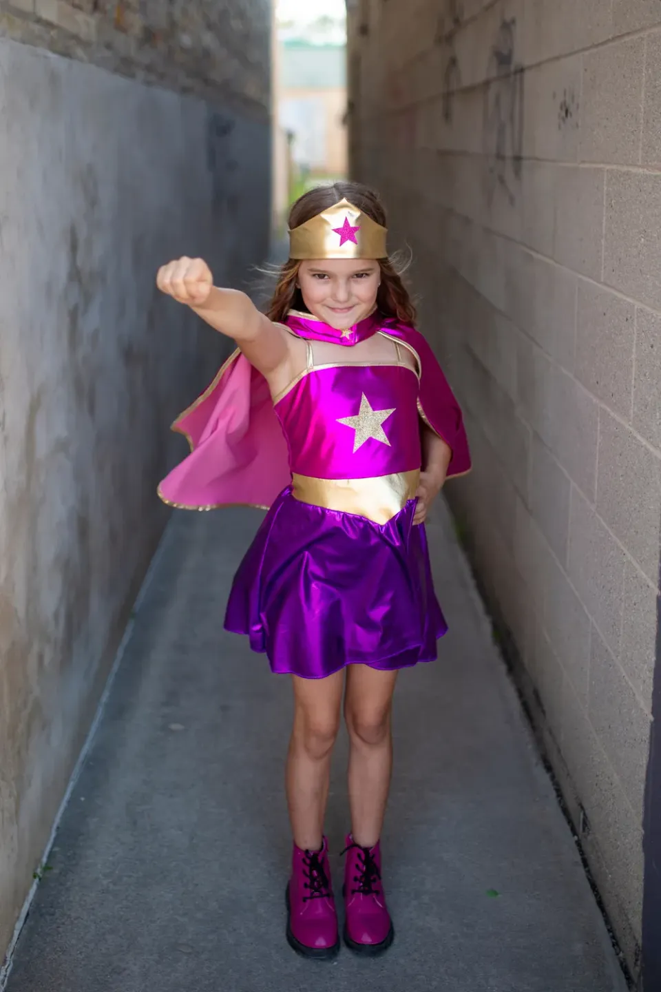 Great Pretenders Superhero Star costume supereroe bambina