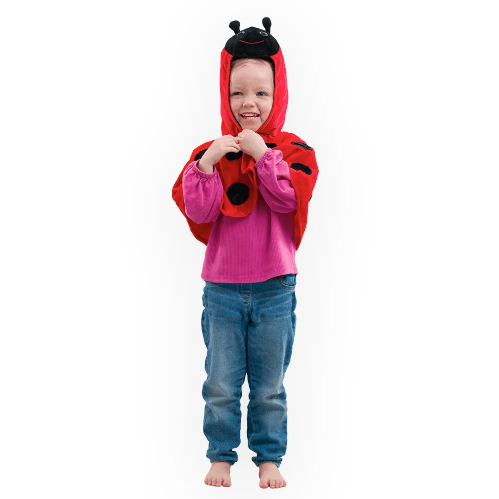 Pretend to Bee Coccinella Mantello travestimento bimbi