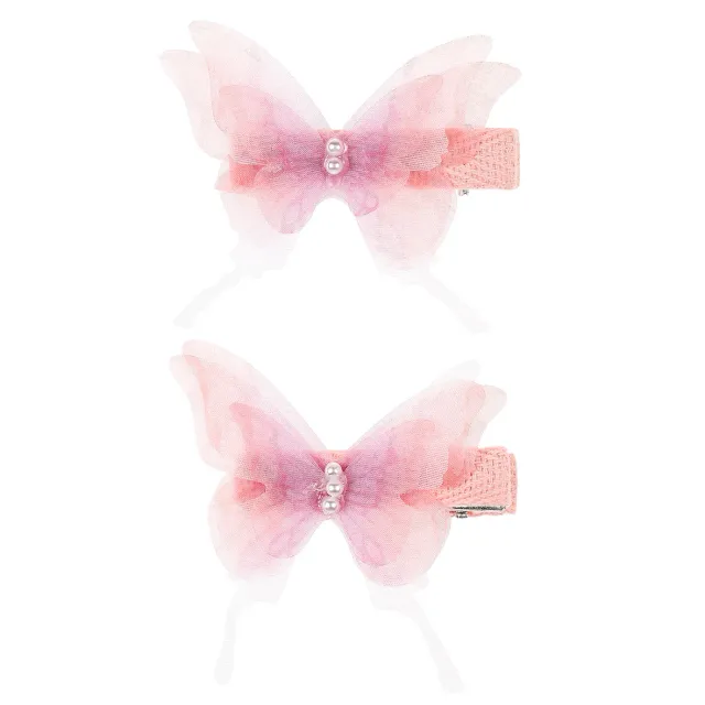Souza Thyrza mollette farfalla rosa 2 pz