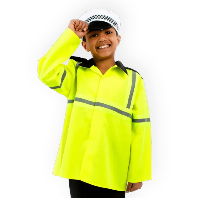 Pretend to Bee Costume Polizia Stradale Giallo con Cappello