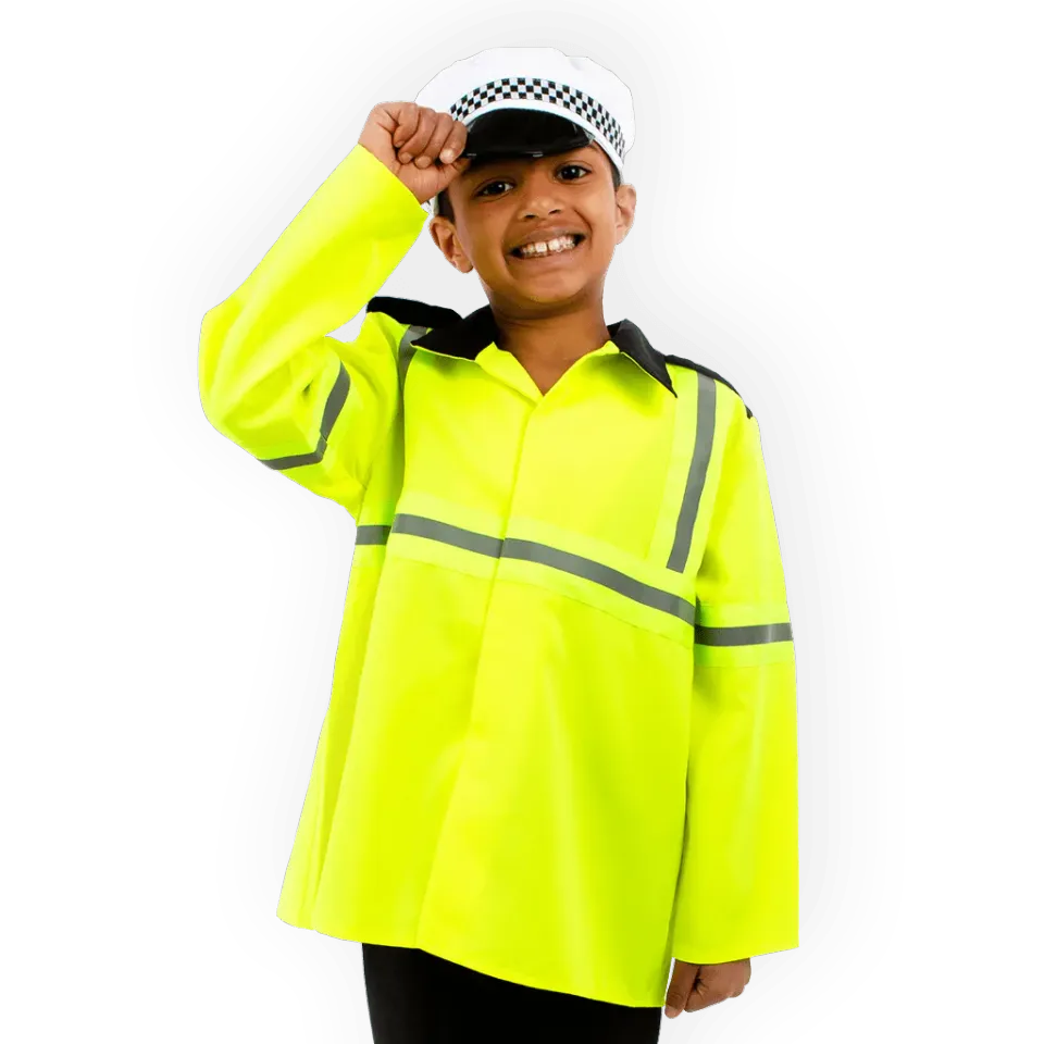 Pretend to Bee Costume Polizia Stradale Giallo con Cappello
