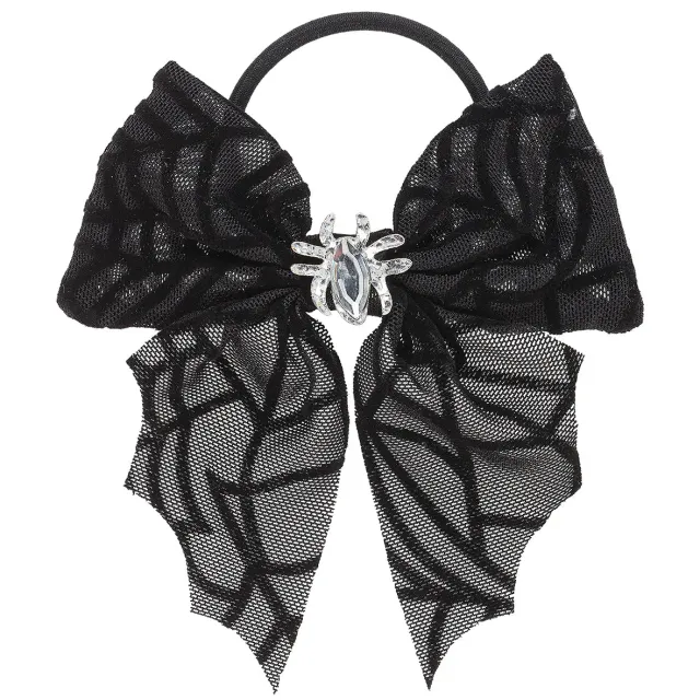 Souza! Spellie elastico capelli ragno nero Halloween