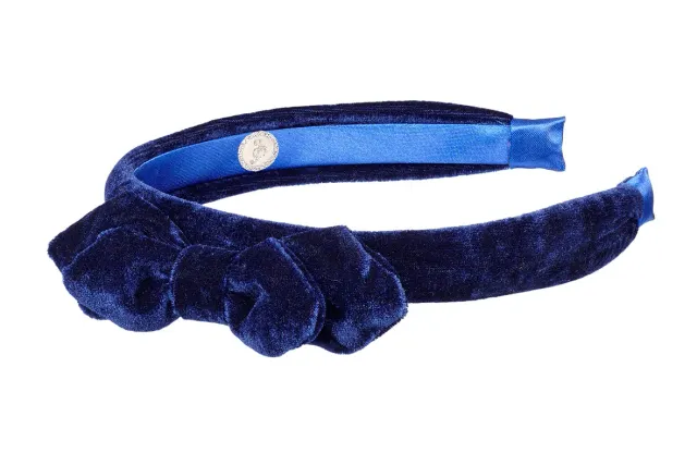 Souza! Mayke cerchietto capelli velluto blu