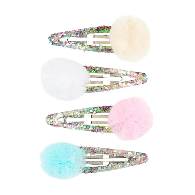 Souza! Hanna Pompom mollette capelli multicolore 5 cm