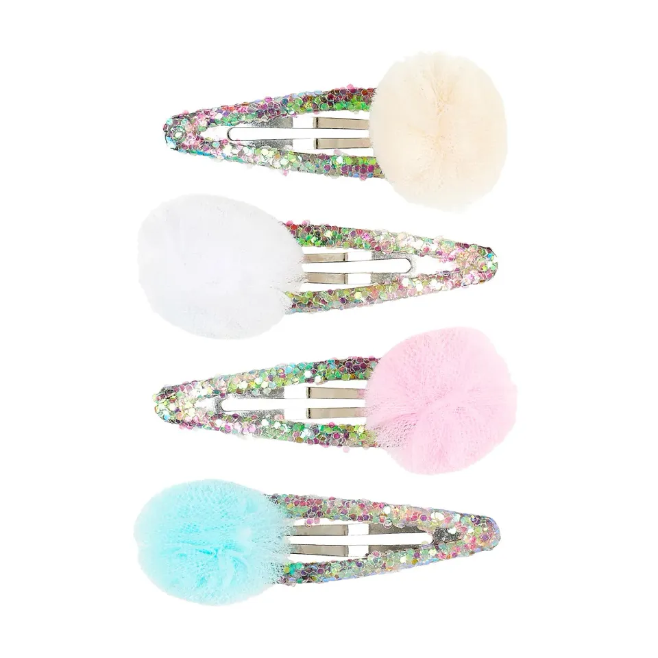 Souza! Hanna Pompom mollette capelli multicolore 5 cm
