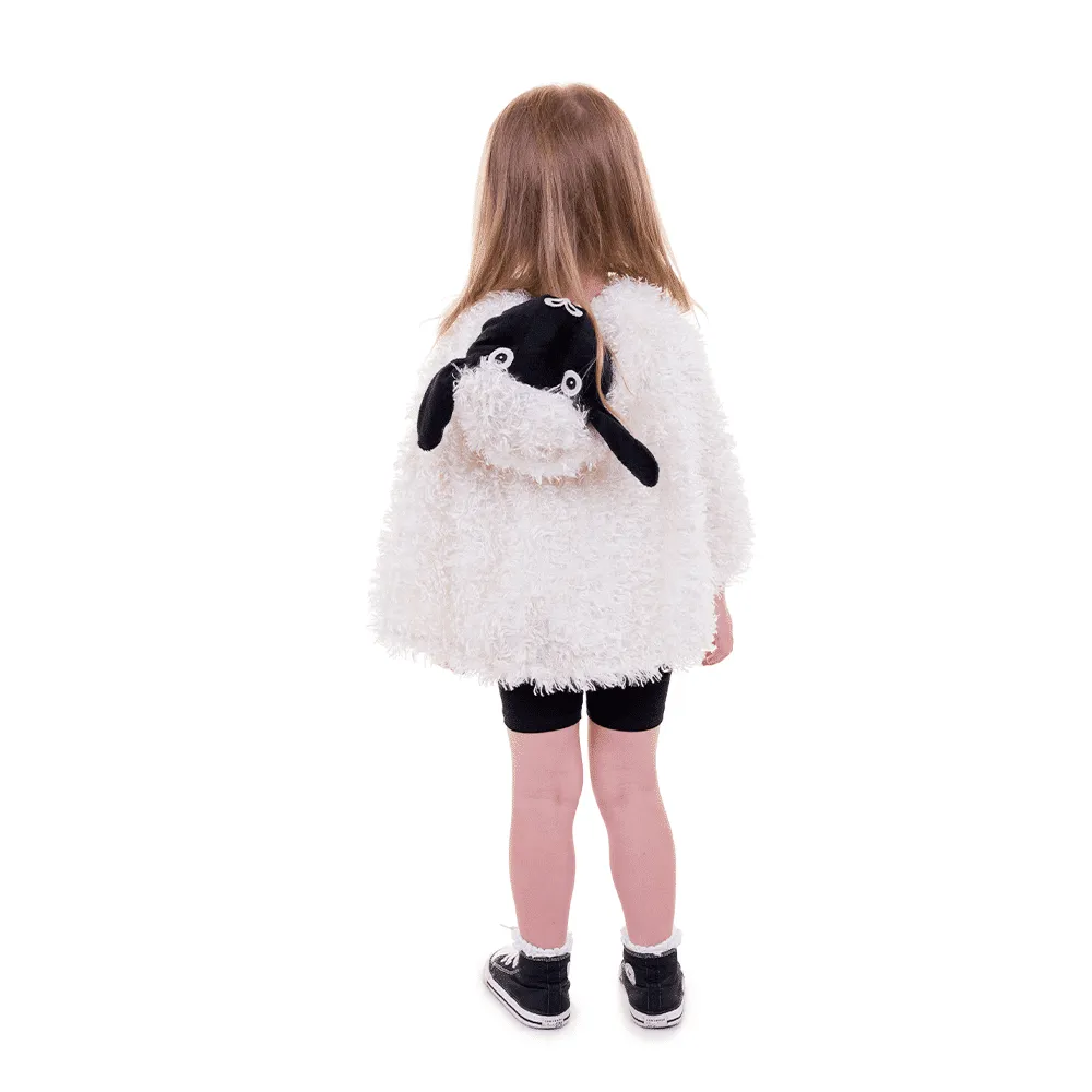 PRETEND TO BEE Sheep Dress Up Cape mantello pecora con cappuccio