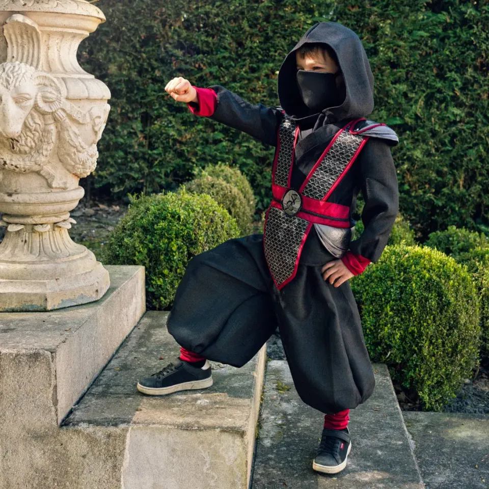 Souza! Ninja costume bambino nero