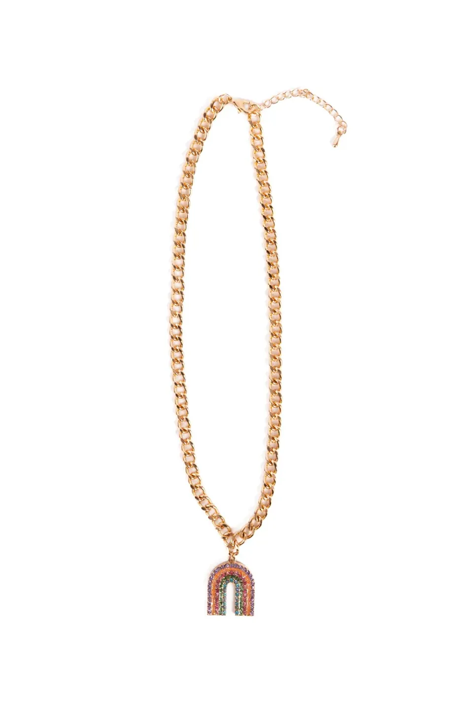 Great Pretenders Somewhere Over the Rhinestone collana arcobaleno