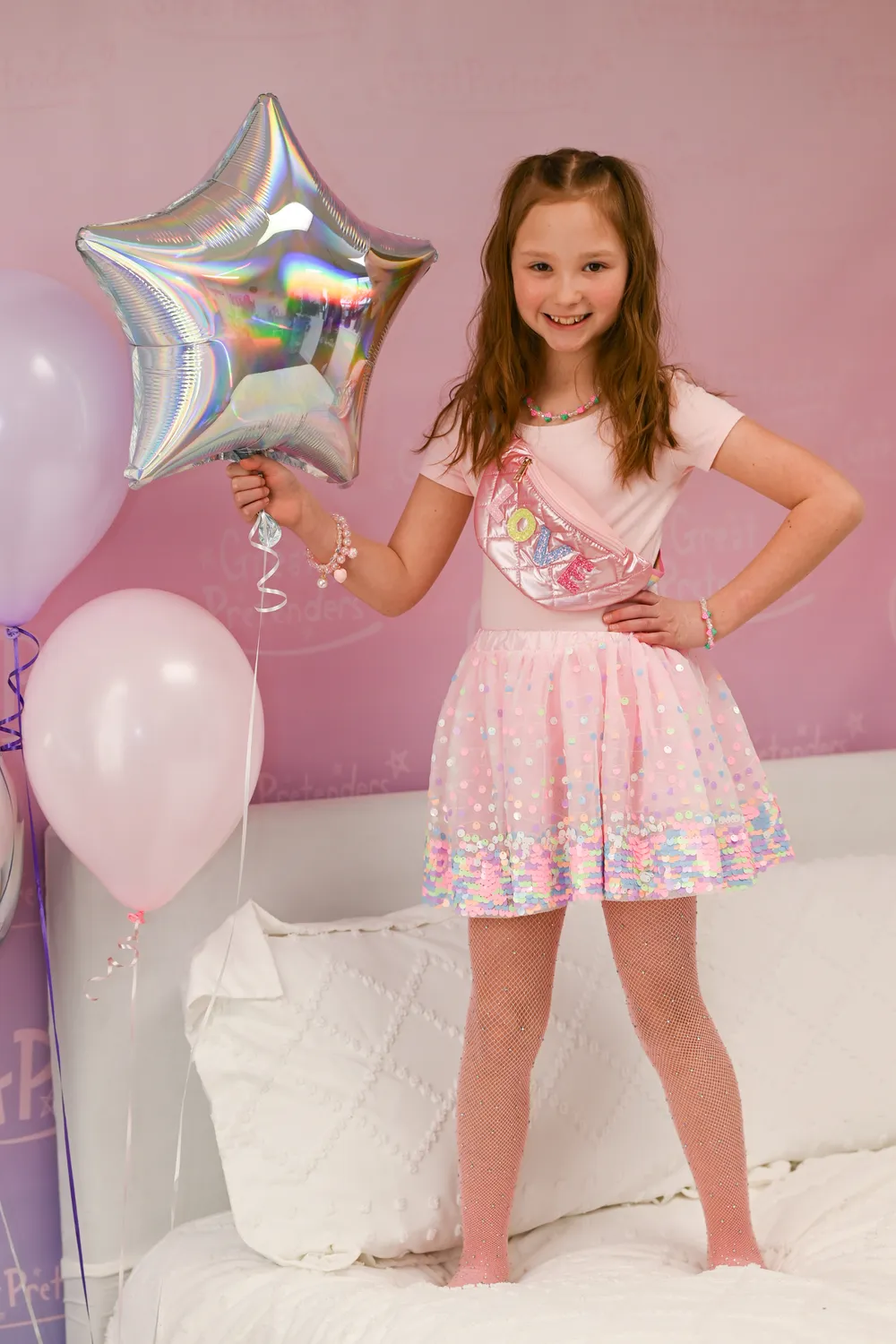 Great Pretenders gonna paillettes bambina