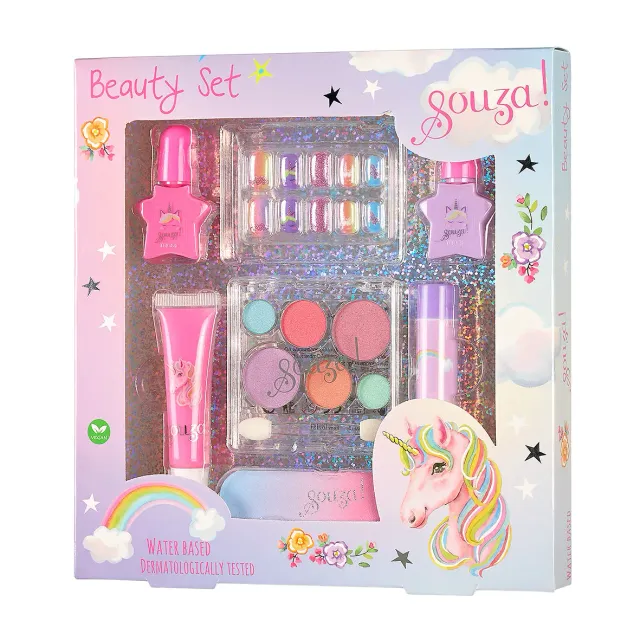 Souza! Unicorn beauty set trucco per bambini multicolore