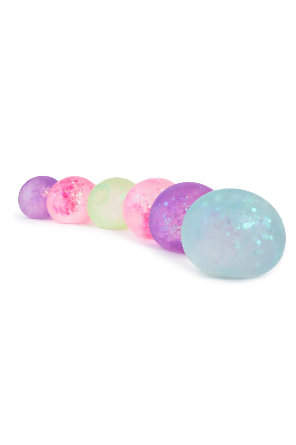 Great Pretenders Glitterally Amazing palline squishy glitter 6 pz