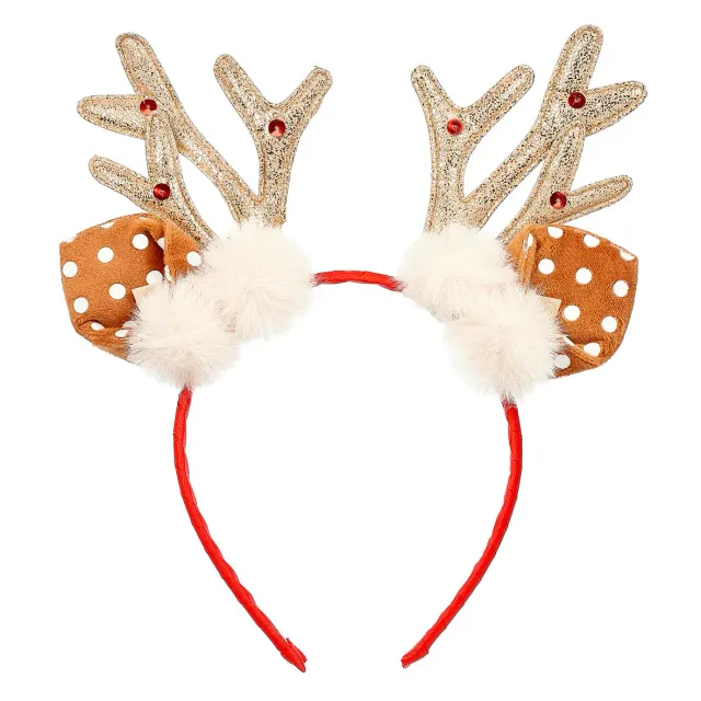 Souza! Reindeer cerchietto renna natalizio rosso