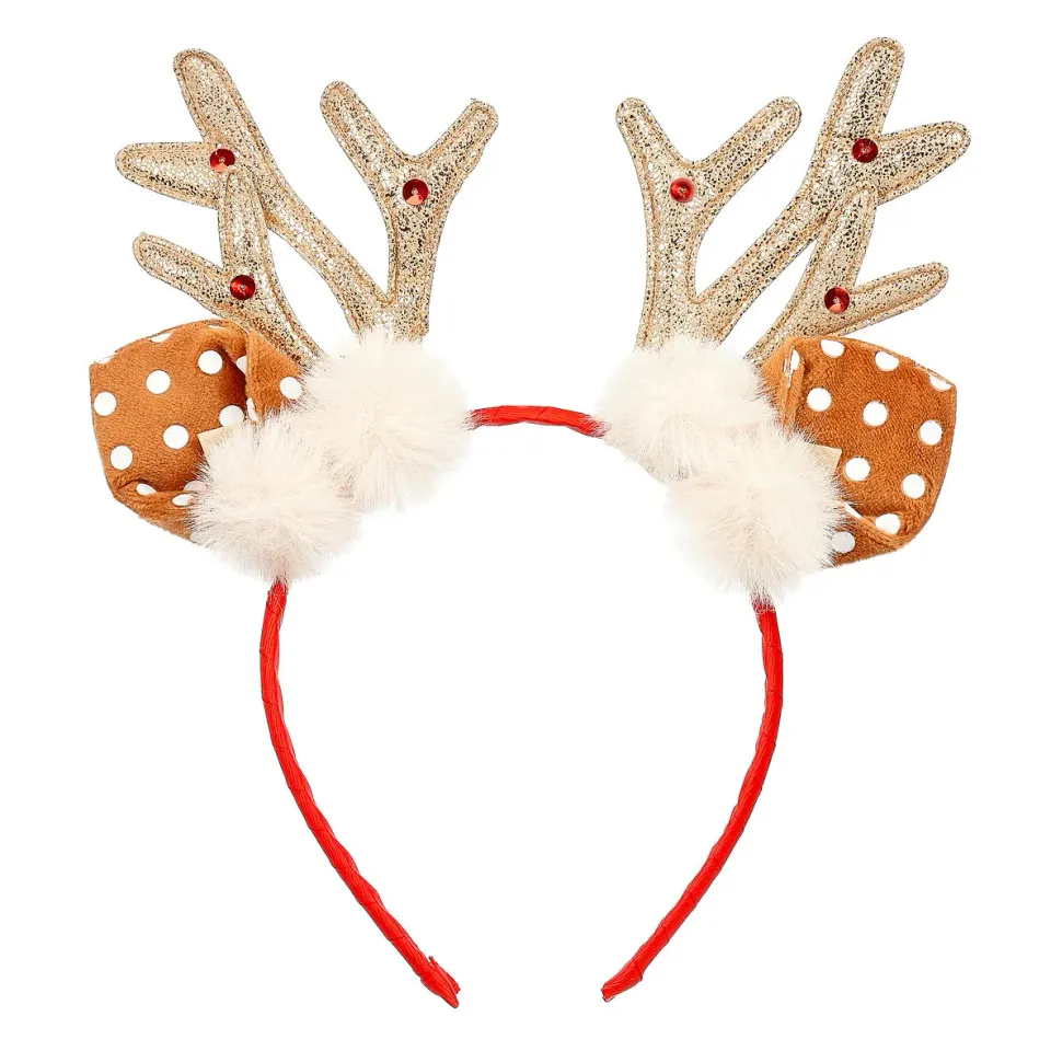 Souza! Reindeer cerchietto renna natalizio rosso