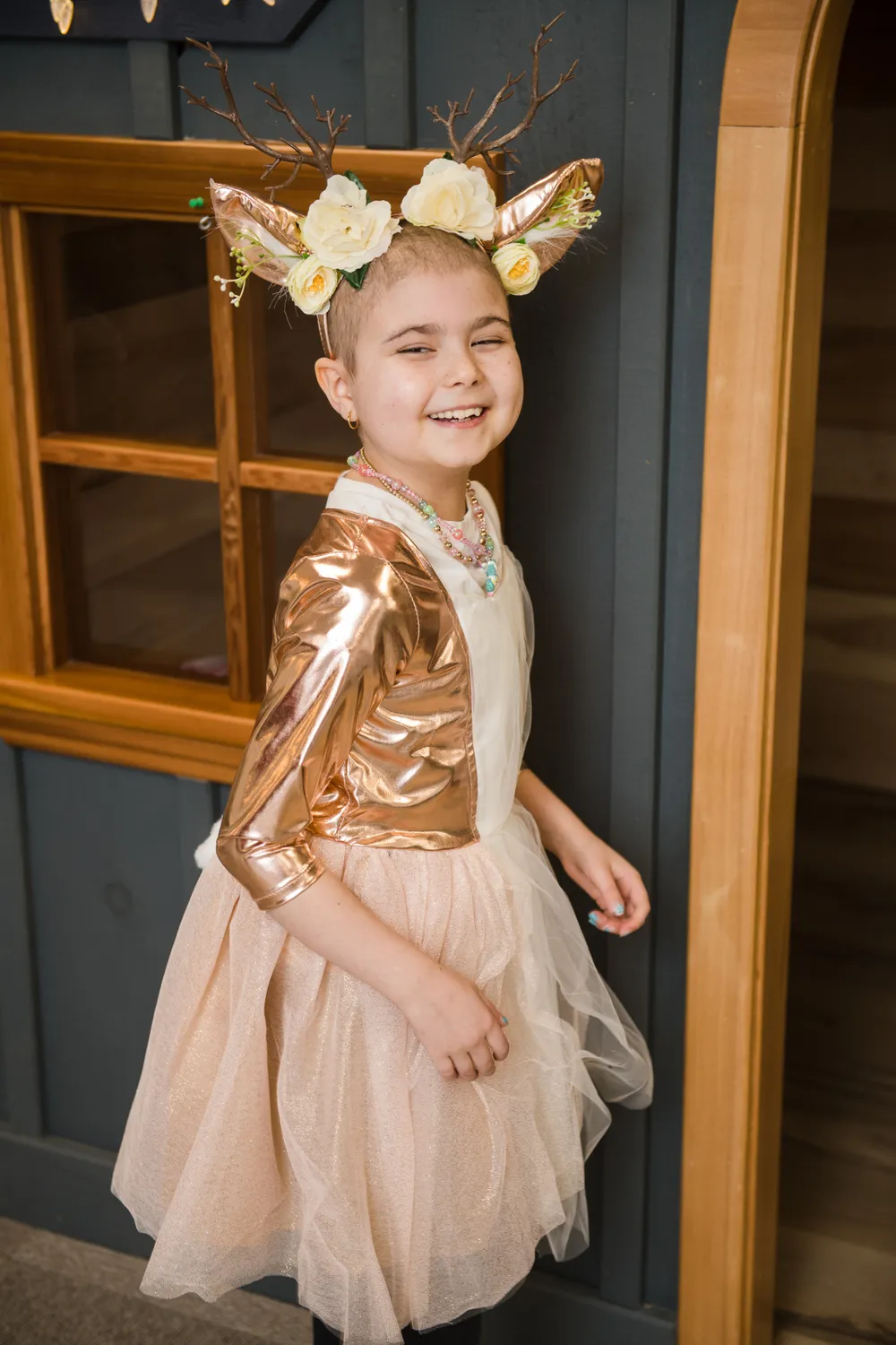 Great Pretenders Woodland Deer costume cerbiatto con cerchietto
