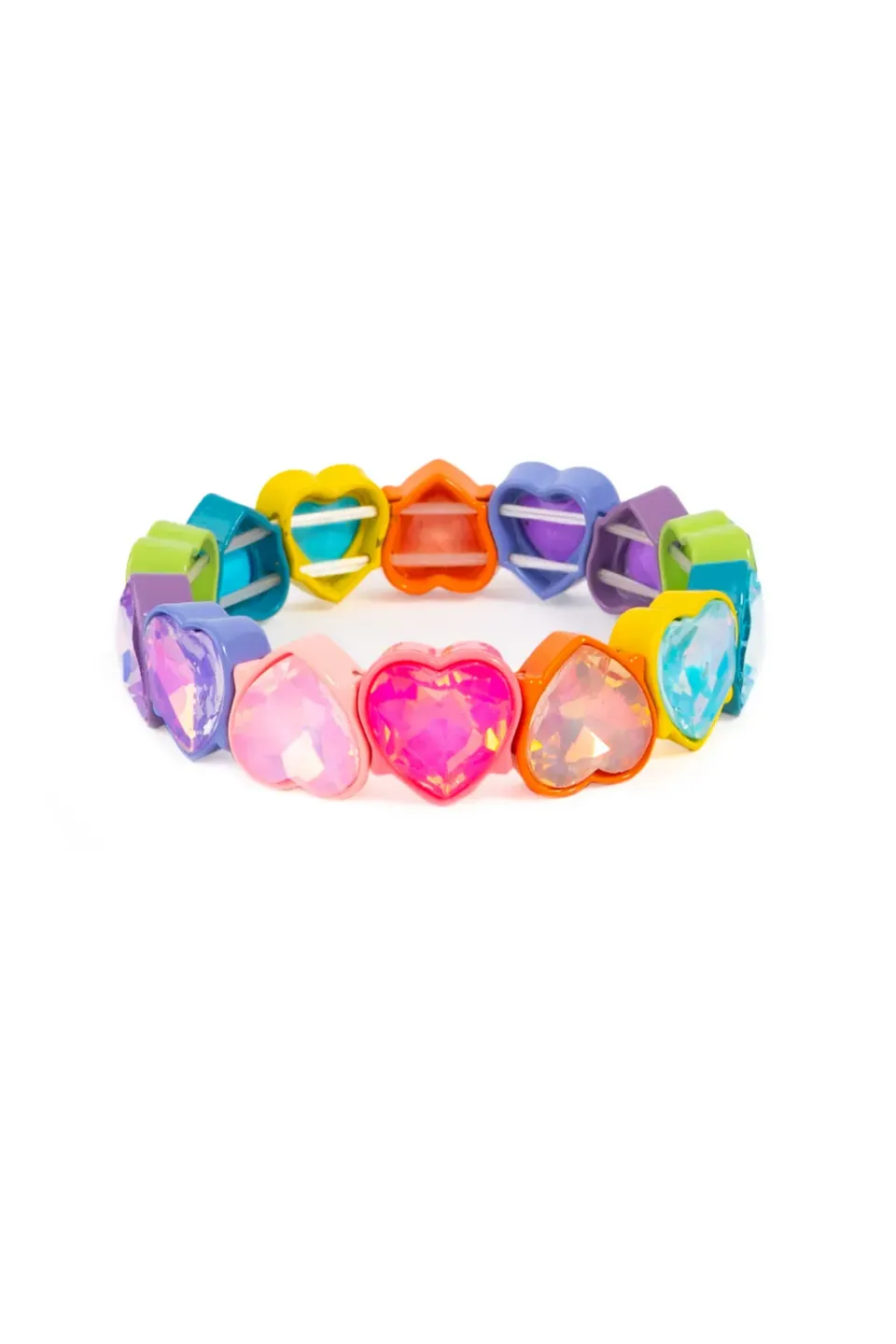 Great Pretenders Prism Pop bracciale cuori arcobaleno